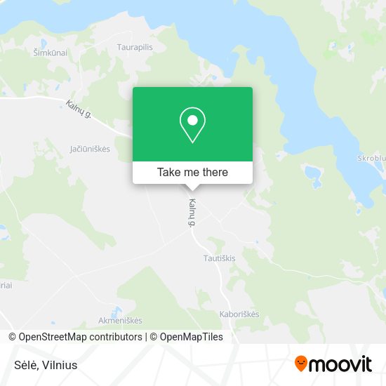 Карта Sėlė