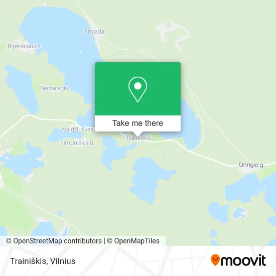 Карта Trainiškis