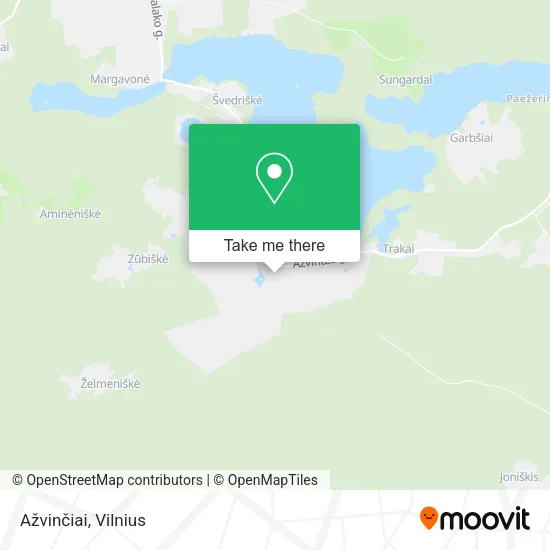 Карта Ažvinčiai