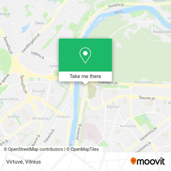 Карта Virtuvė