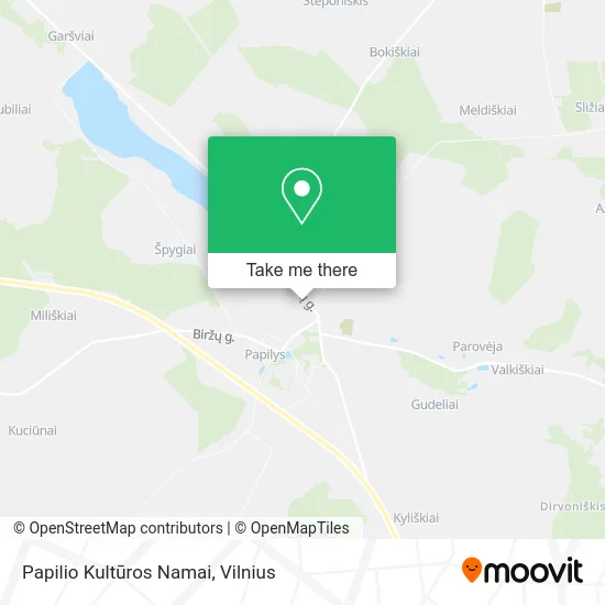 Papilio Kultūros Namai map