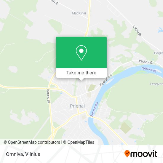 Карта Omniva