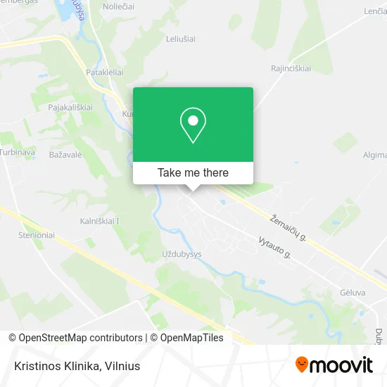 Карта Kristinos Klinika