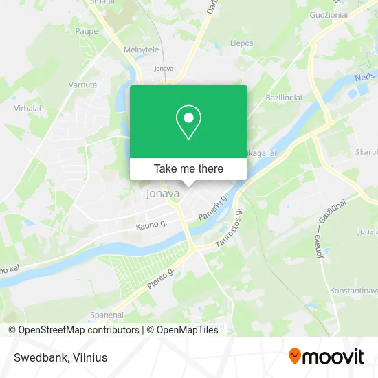 Карта Swedbank