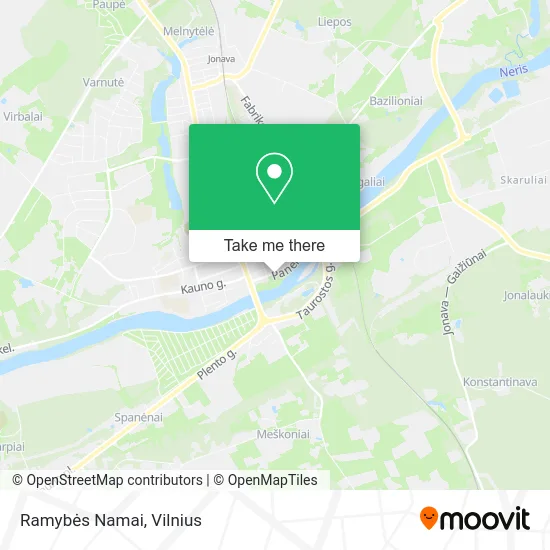 Карта Ramybės Namai
