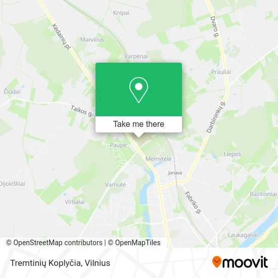 Tremtinių Koplyčia map