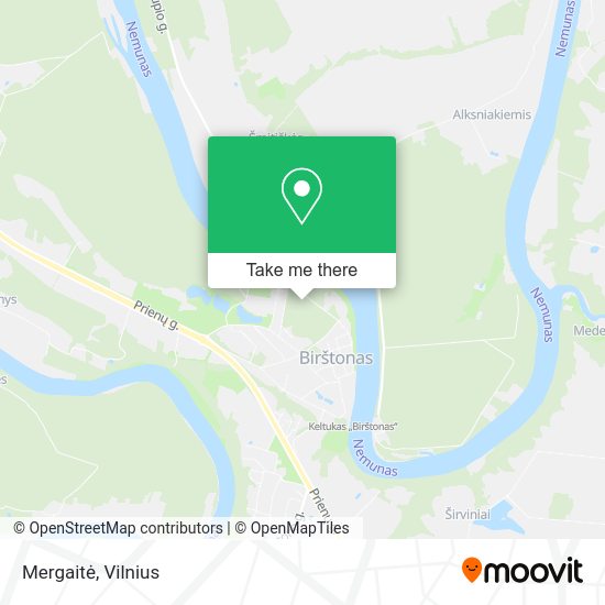 Карта Mergaitė