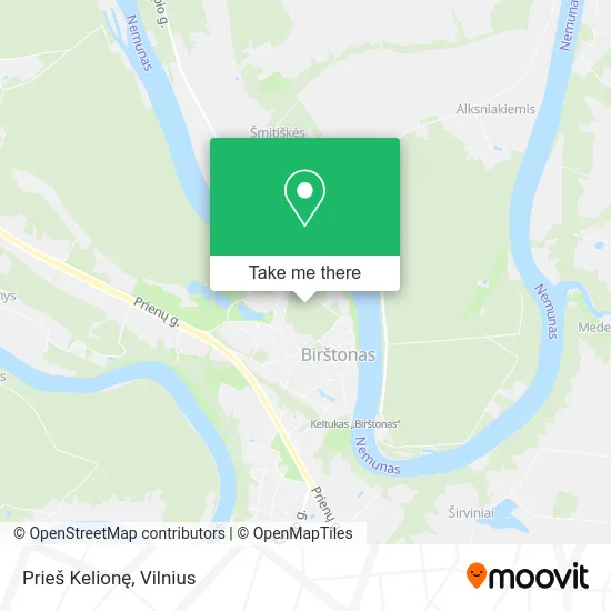 Карта Prieš Kelionę