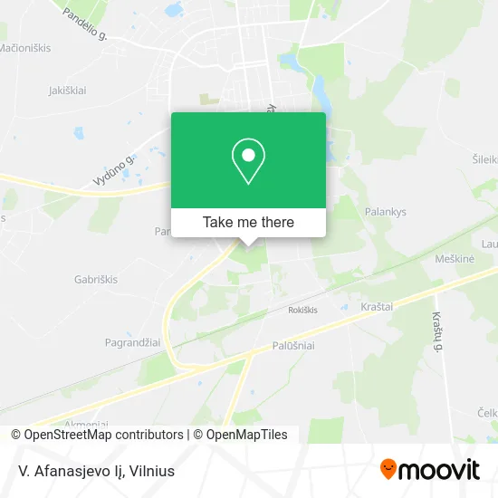 V. Afanasjevo Iį map