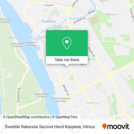 Карта Švediški Rakandai Second Hand Klaipėda