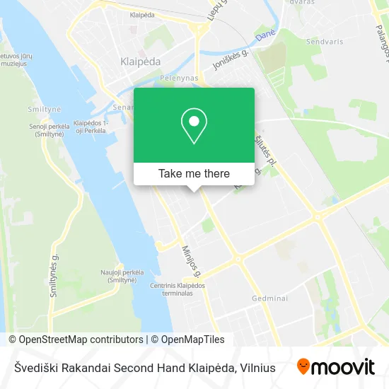 Карта Švediški Rakandai Second Hand Klaipėda