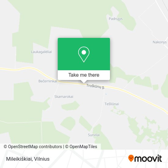 Карта Mileikiškiai
