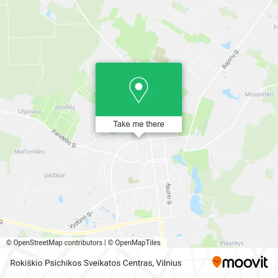 Карта Rokiškio Psichikos Sveikatos Centras