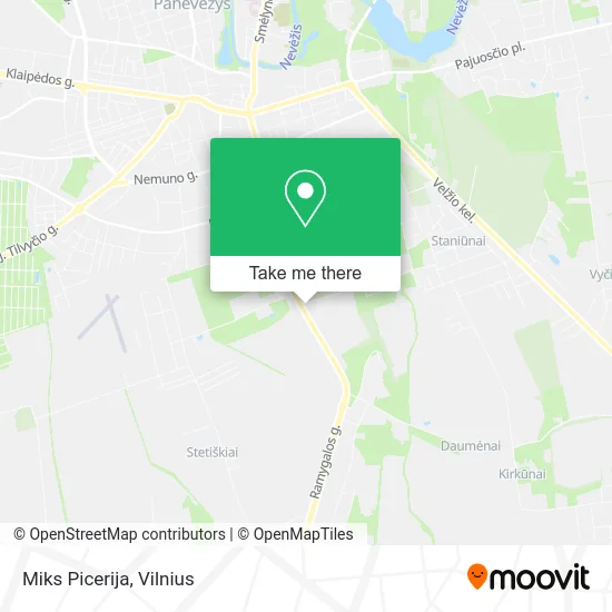 Карта Miks Picerija