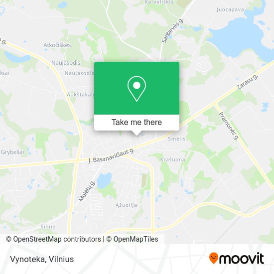 Карта Vynoteka