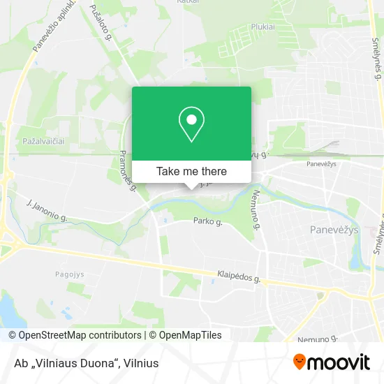 Карта Ab „Vilniaus Duona“