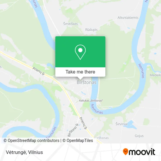 Карта Vėtrungė