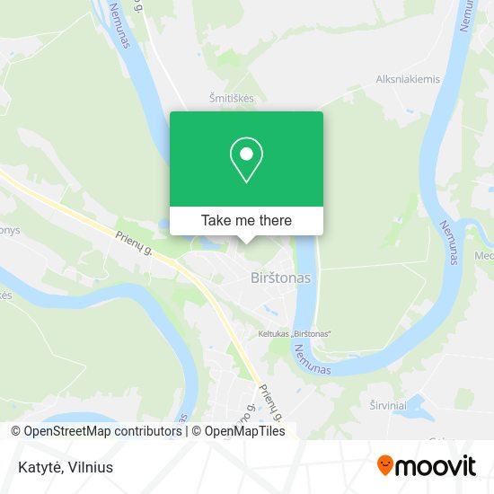 Карта Katytė