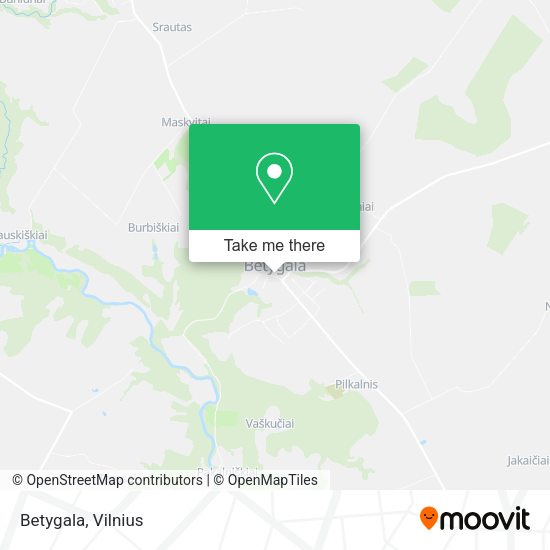 Карта Betygala
