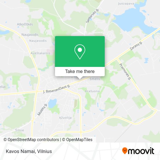 Карта Kavos Namai