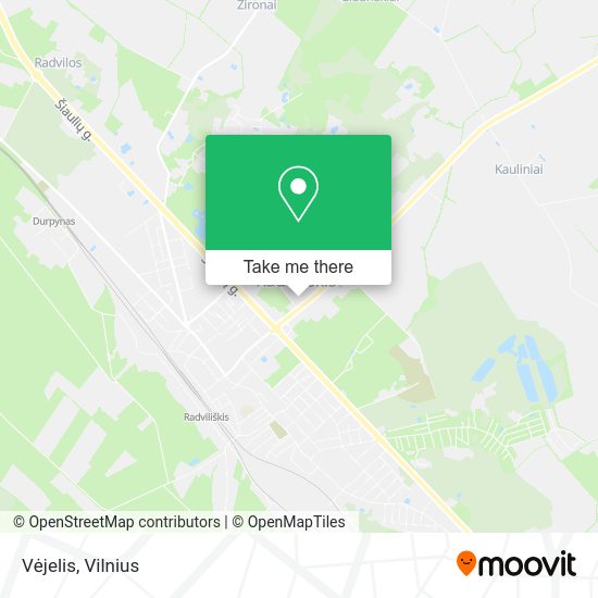 Карта Vėjelis