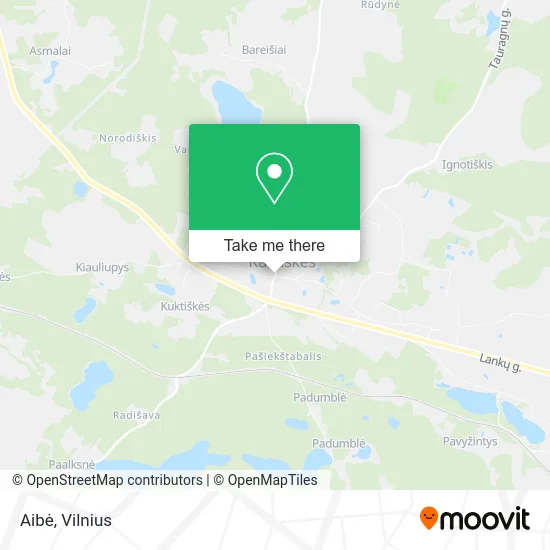 Aibė map