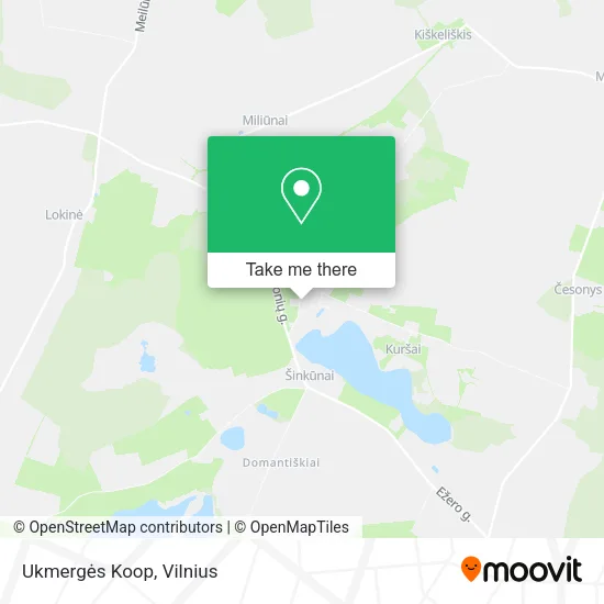 Карта Ukmergės Koop