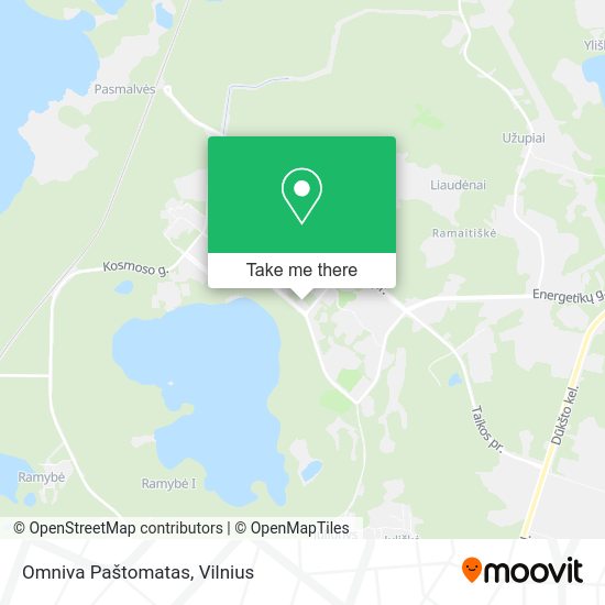 Карта Omniva Paštomatas