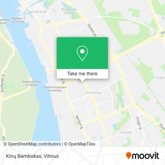 Карта Kinų Bambukas