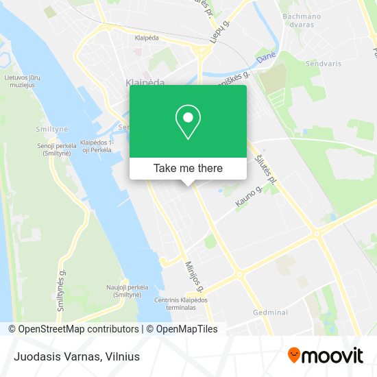 Карта Juodasis Varnas