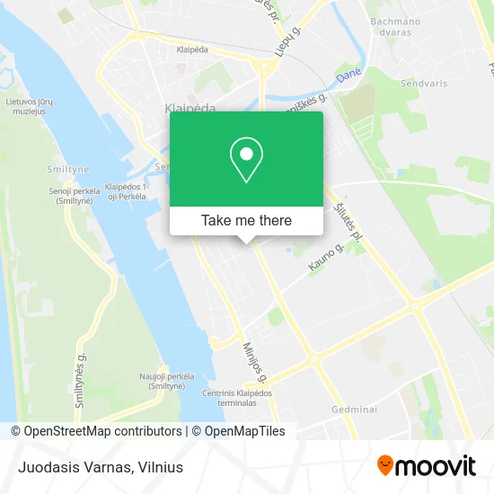 Карта Juodasis Varnas