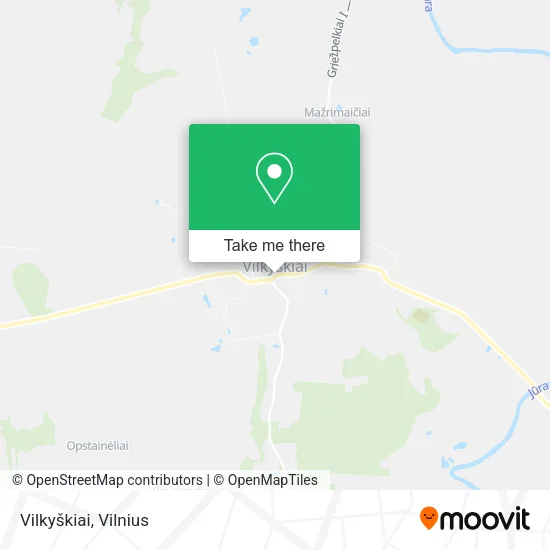 Карта Vilkyškiai