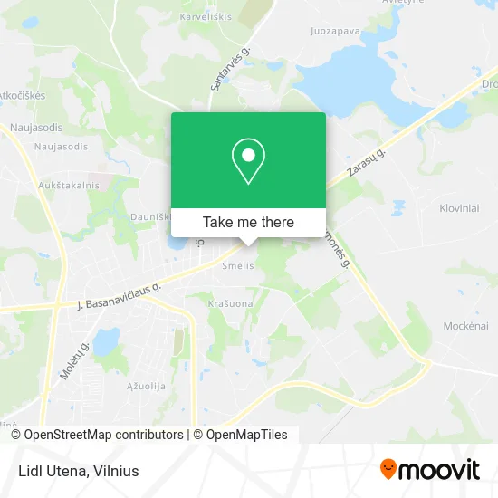 Карта Lidl Utena