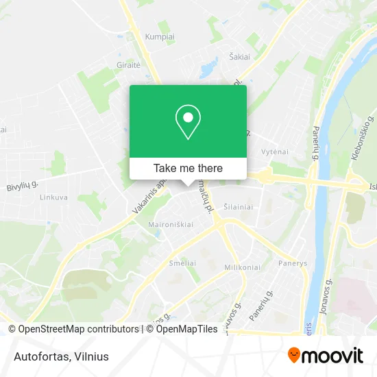 Карта Autofortas