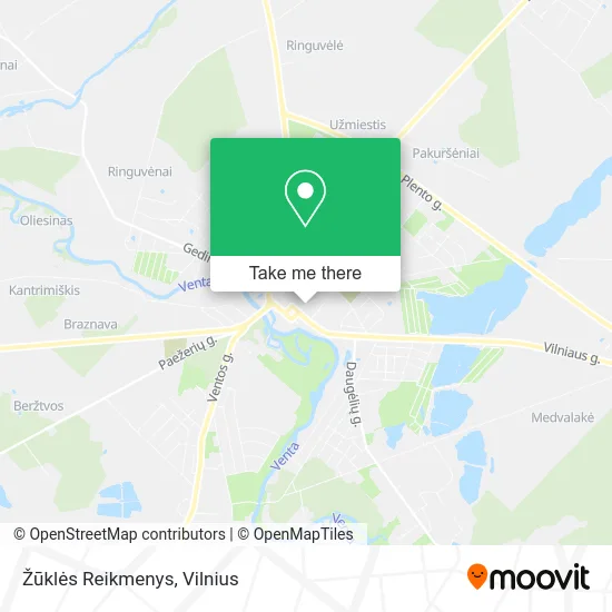 Карта Žūklės Reikmenys