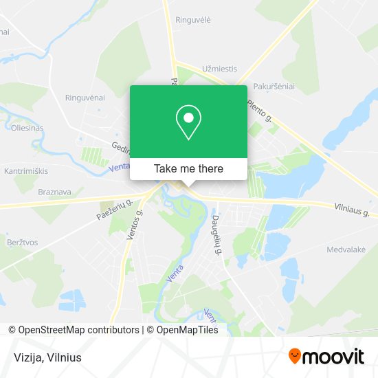 Карта Vizija