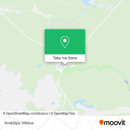Карта Krokšlys