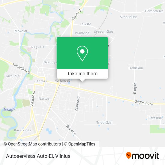 Карта Autoservisas Auto-El