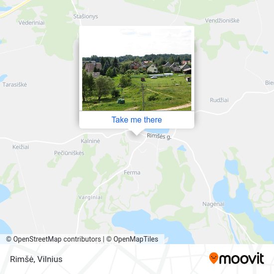 Карта Rimšė