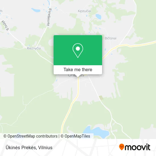 Карта Ūkinės Prekės