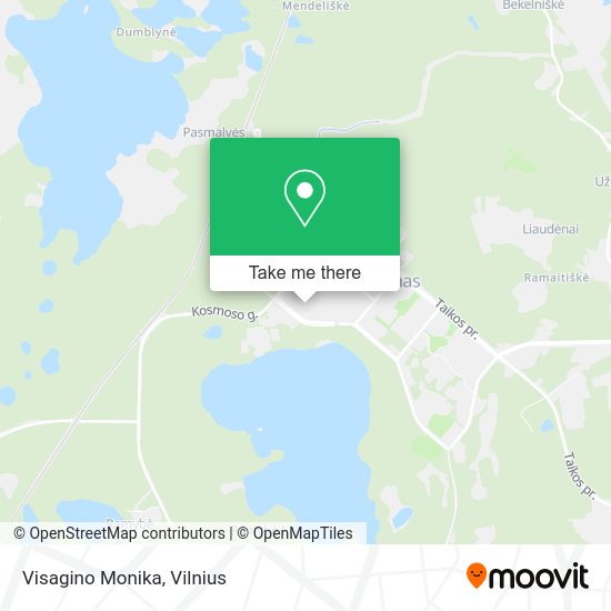 Карта Visagino Monika