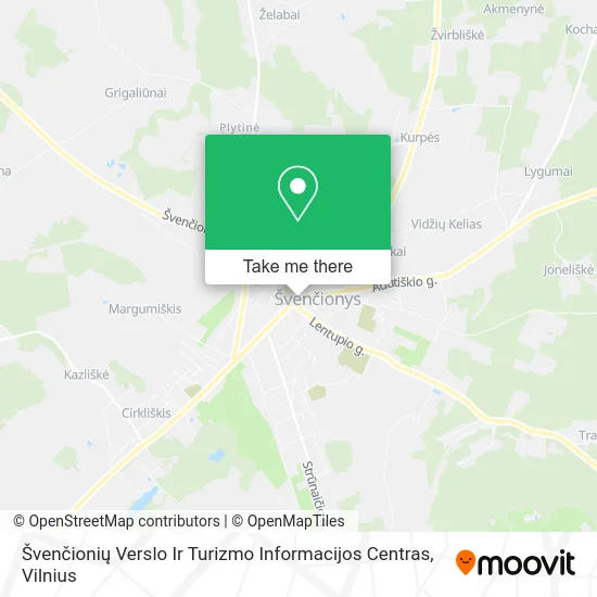 Карта Švenčionių Verslo Ir Turizmo Informacijos Centras