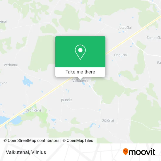 Карта Vaikutėnai