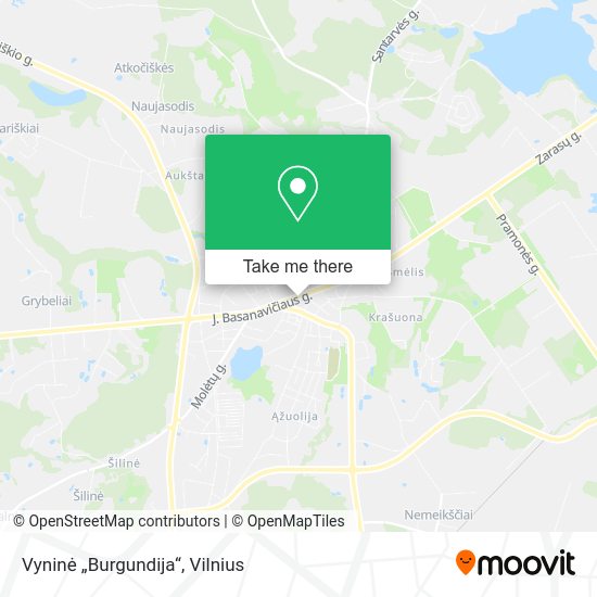 Карта Vyninė „Burgundija“