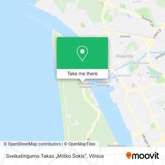 Карта Sveikatingumo Takas „Miško Šokis“