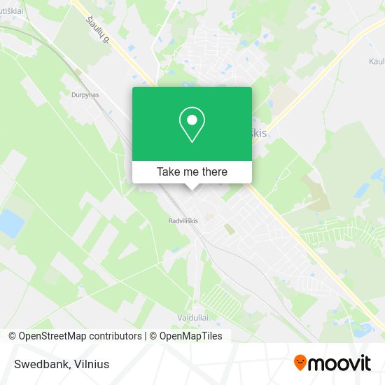Карта Swedbank