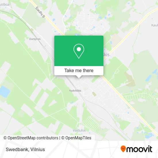 Карта Swedbank