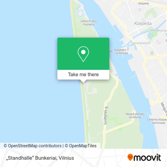 Карта „Standhalle“ Bunkeriai