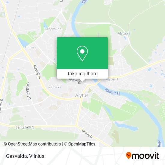 Карта Gesvalda