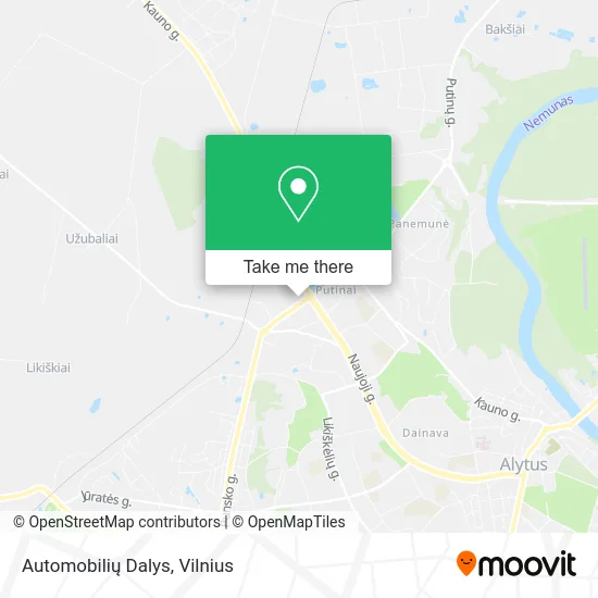 Карта Automobilių Dalys